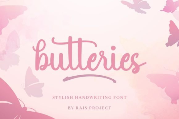 Butteries: The Elegant Script Font for Editorial Design