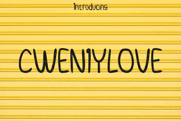 Cweniylove Font for Professional Branding