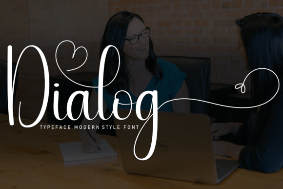 Dialog Typeface: A Sweet Handwritten Font for Web Design