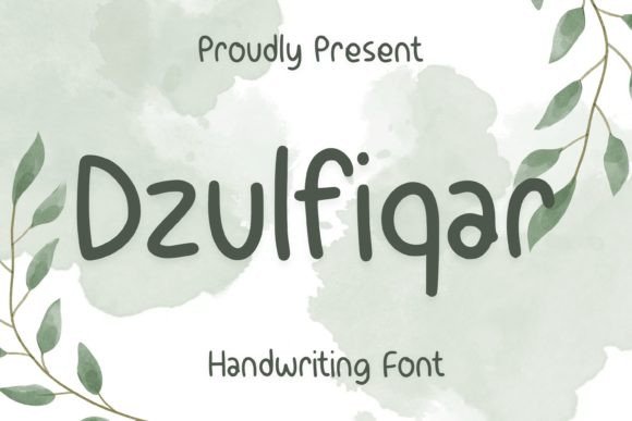 Dzulfiqar: The Handwritten Typeface for Modern Editorial Design