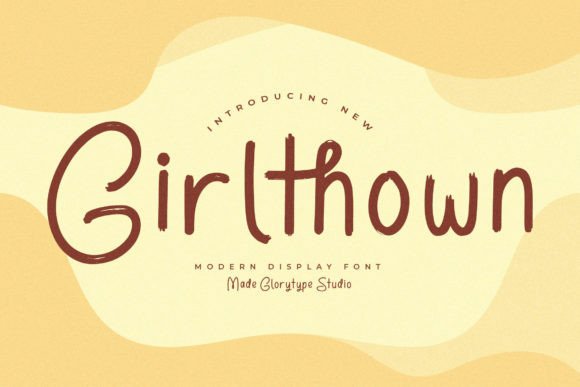 Girlthown: A Modern Handwritten Typeface for Digital Branding