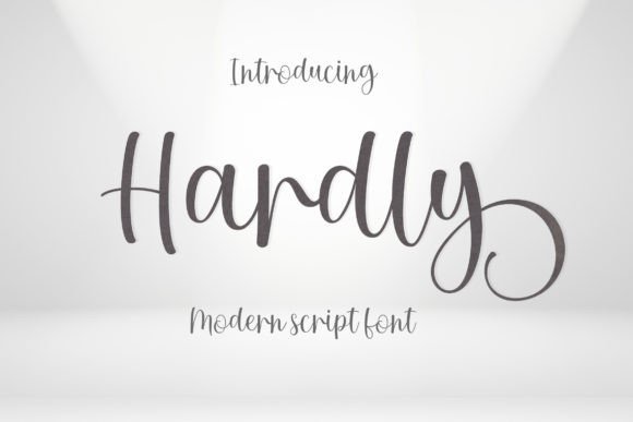 Hardly Typeface Review: Elevating Campaign Visuals with Elegant Script Design