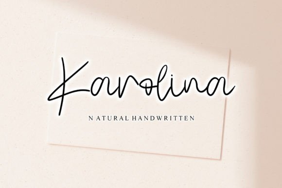 Karolina: A Script Font for Elegant Editorial Design