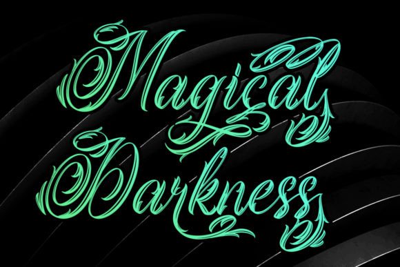 Magical Darkness: The Gothic Script Font for High-Impact Campaigns