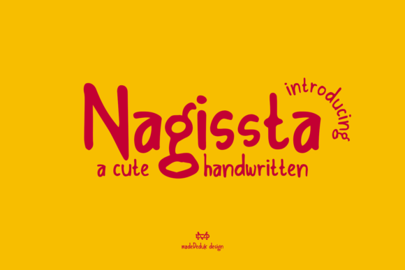 Nagissta: The Perfect Handwritten Font for Your Craft Business