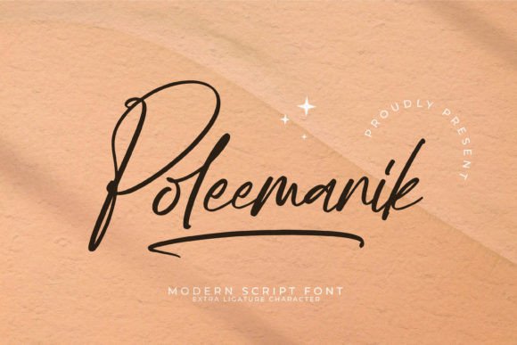 Poleemanik: The Modern Script Typeface for Polished Web Design