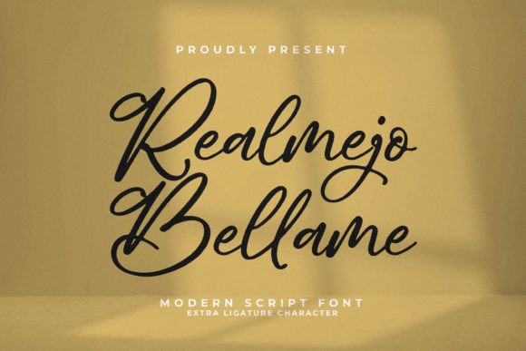 Realmejo Bellame: The Handwritten Font for Cohesive Brand Identity