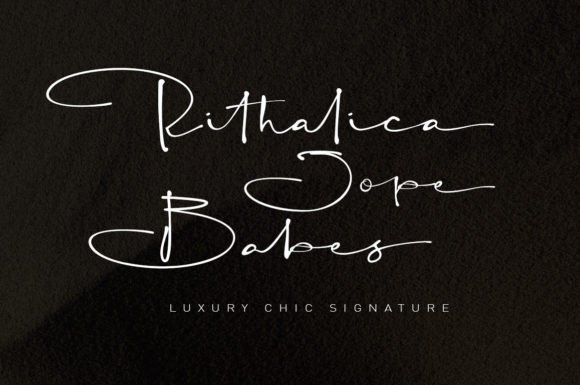Riethalica Jope Babes Script Font