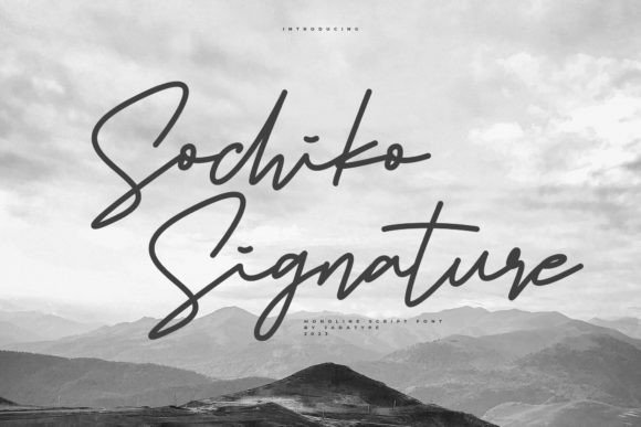 Sochiko Signature: The Perfect Script Font for Handmade Brands