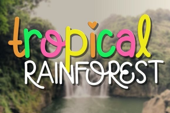 Tropical Rainforest: The Perfect Handwritten Font for Crafters