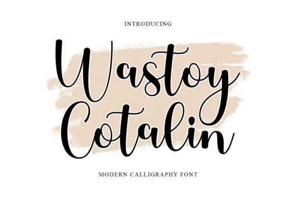 Wastoy Cotalin: The Script Amp Typeface That Elevates Campaign Design