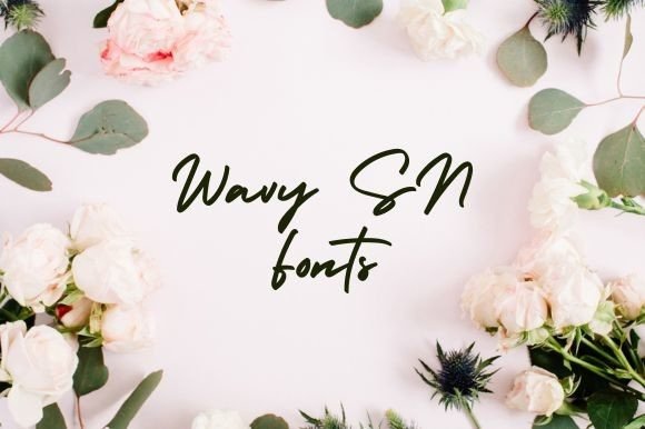 Wavy Sn: The Perfect Script Font for Handmade Products