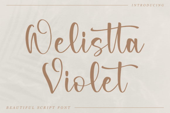 Welistta Violet: The Script Typeface That Elevates Campaign Visuals